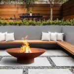 Fire Pit Brings the Sizzle to This Stampede Party